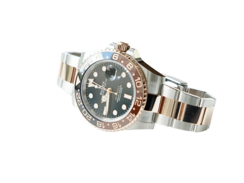 2024 ROLEX 40MM GMT MASTER II Root beer TT Rose gold 126711